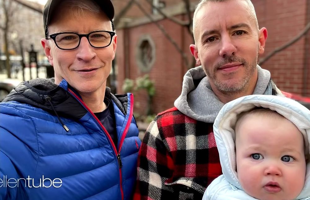 Anderson Cooper and Benjamin Maisani