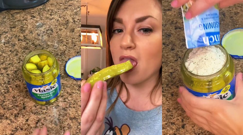 TikTok's Viral "Ranch pickles"