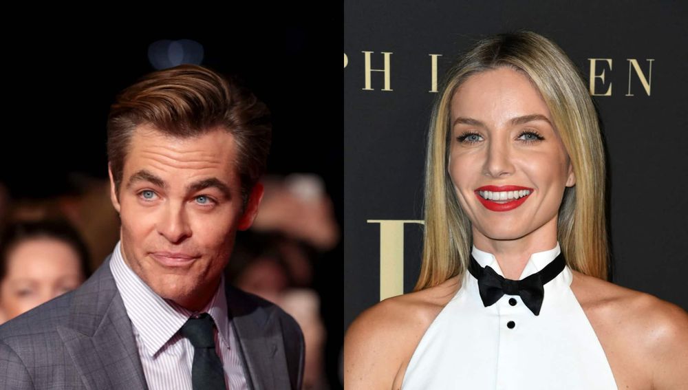 Chris Pine and Annabelle Wallis 