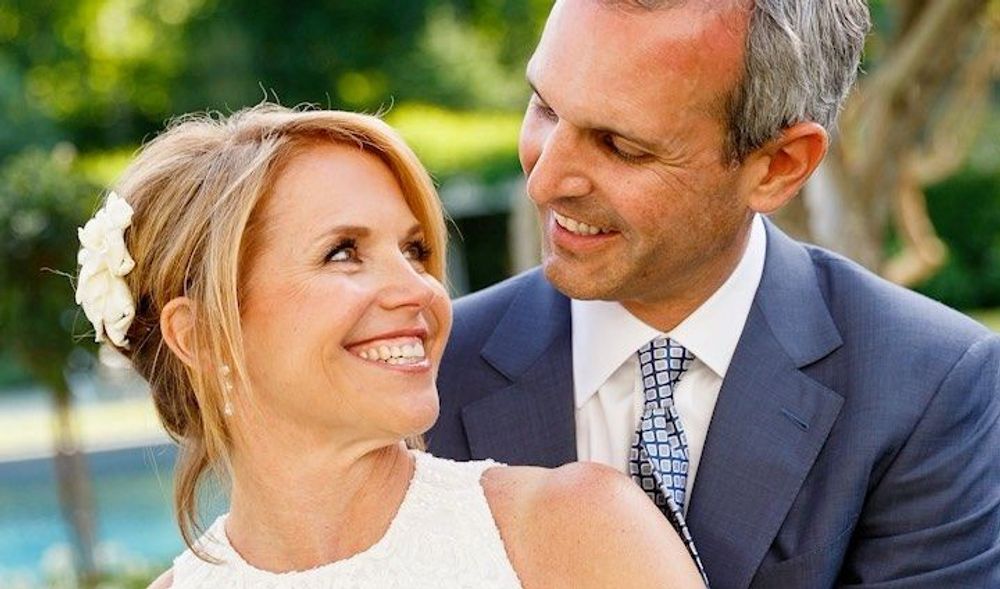 Katie Couric and John Molner's wedding