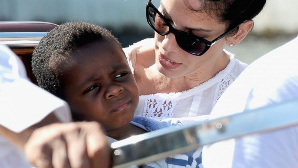 Sandra Bullock and his son Louis Bardo Bullock