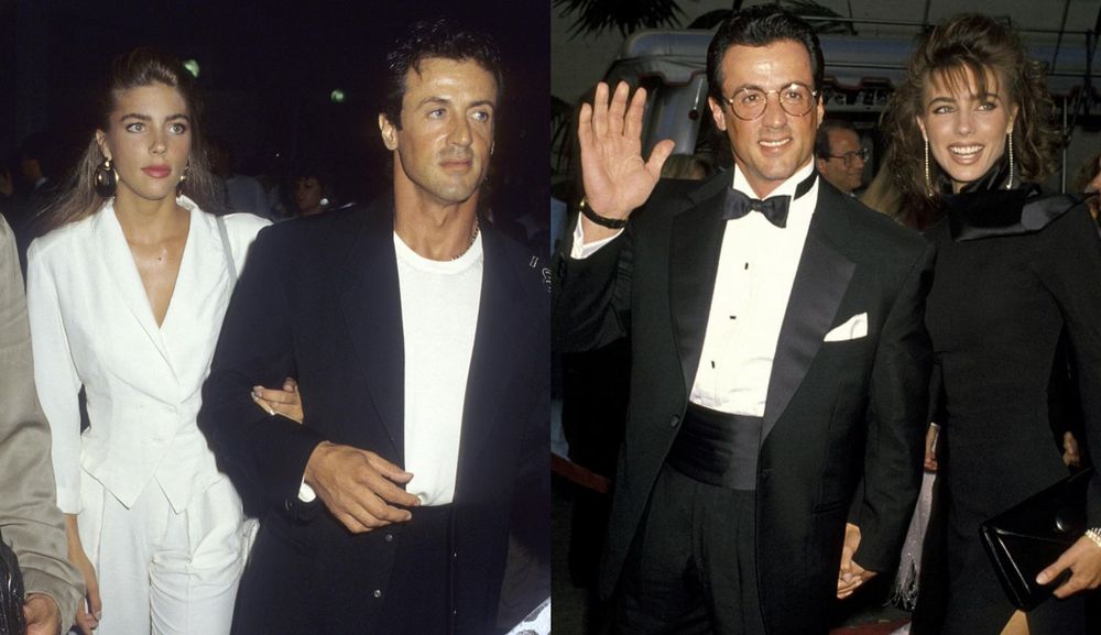 Sylvester Stallone and Jennifer Flavin 