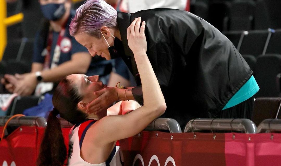 Megan Rapinoe and Sue Bird