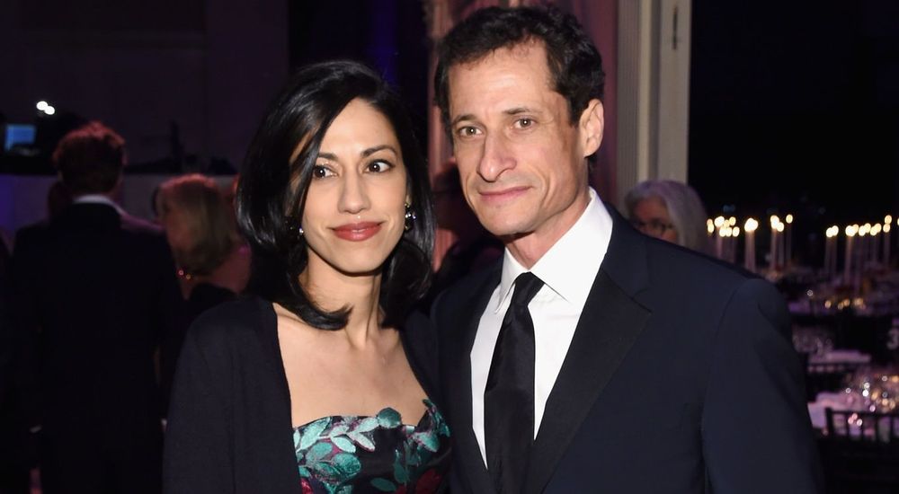 Huma Abedin and Anthony Weiner