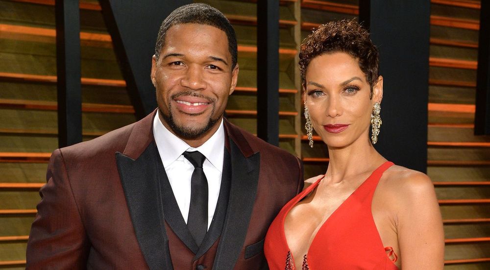 Nicole Murphy and Michael Strahan