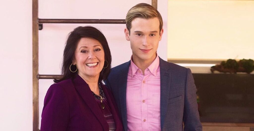 Tyler Henry and his mother