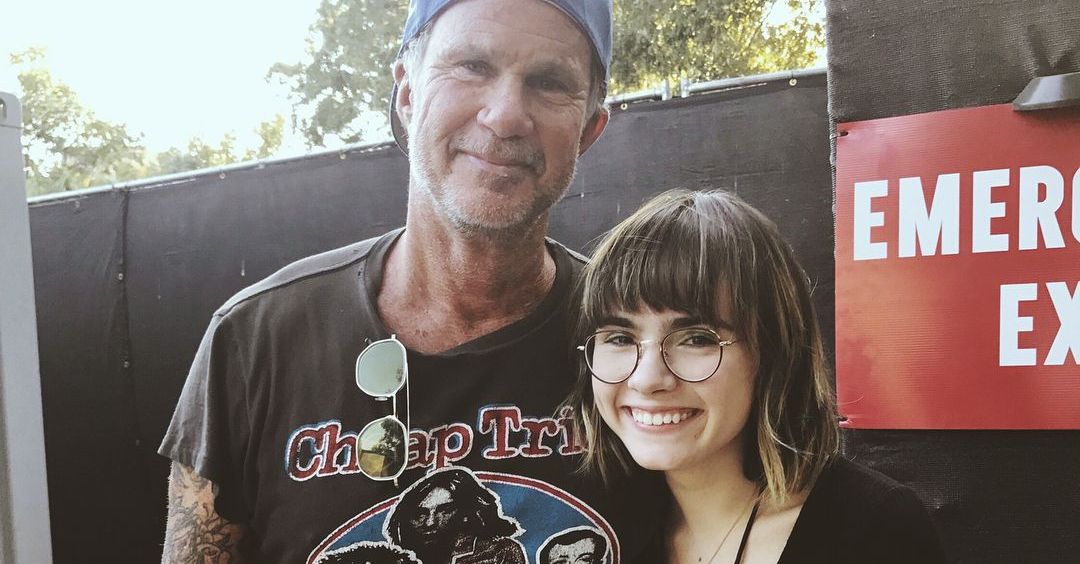 Ava Maybee and her father Chad Smith