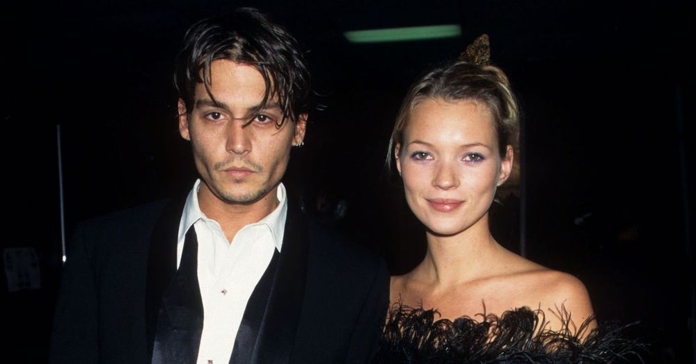 Johnny Depp and Kate Moss