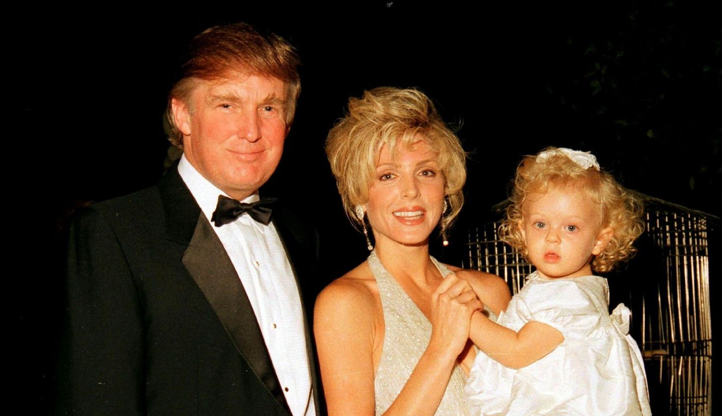 Donald Trump and actress Marla Maples, and their daughter, Tiffany