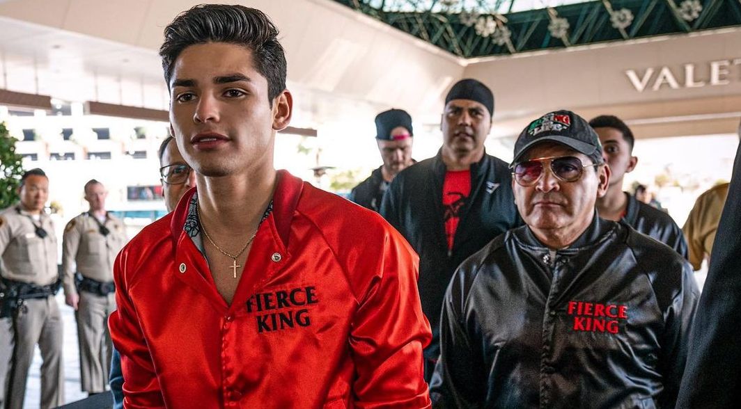 Ryan Garcia and his father
