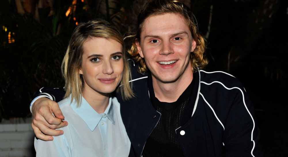 Emma Roberts and Evan Peters