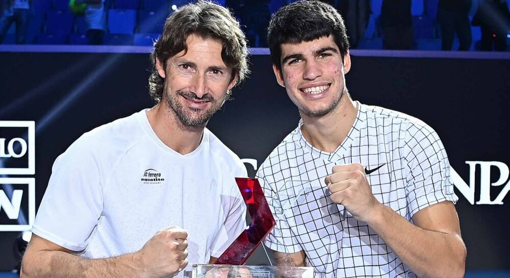 Juan Carlos Ferrero and Carlos Alcaraz