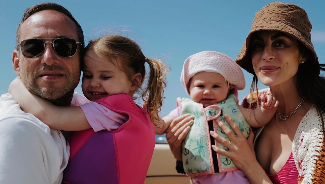 Michael Rubin, Camille Fishel and their children